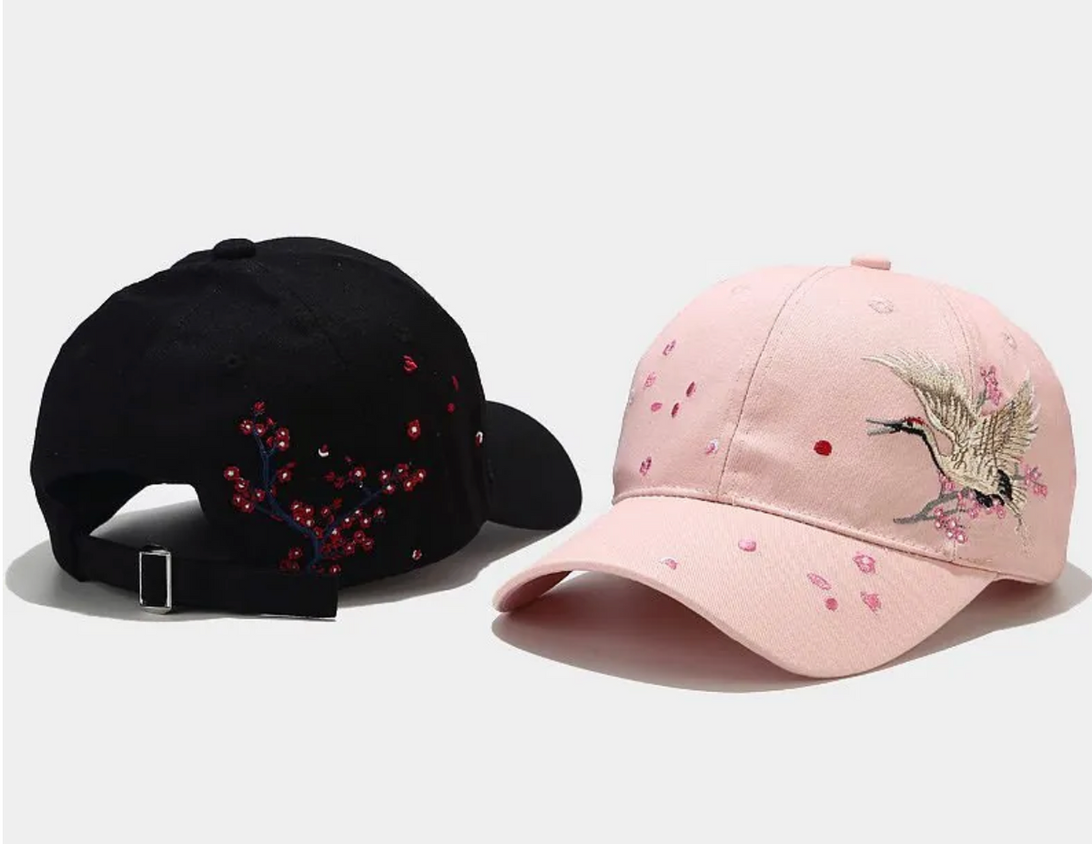 Crane blossom cap
