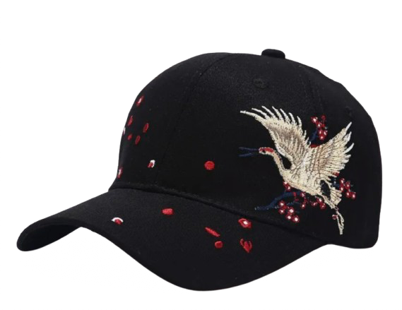 Crane blossom cap