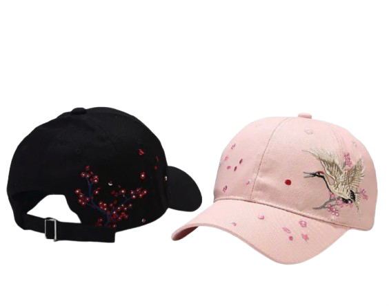 Crane blossom cap