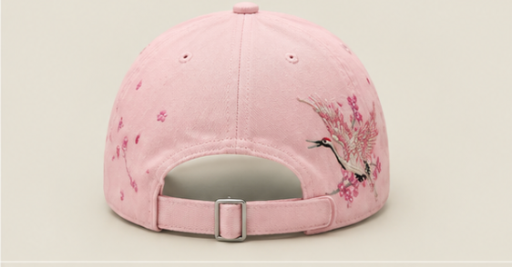 Crane blossom cap