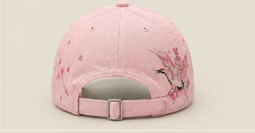 Crane blossom cap